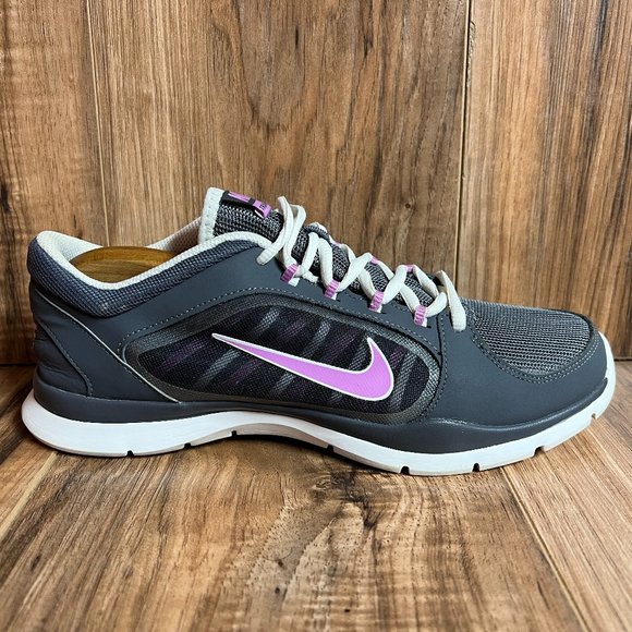Nike Gray and Pink Athletic Shoes - Picture 1 of 8
